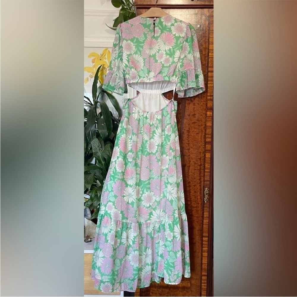 Hansen + Gretel Josephine Cut-Out Maxi Dress Size S - Picture 4 of 14